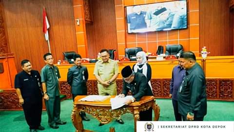 RAPAT PARIPURNA DPRD KOTA DEPOK DALAM RANGKA PERSETUJUAN DPRD KOTA DEPOK TERHADAP RAPERDA PERUBAHAN APBD TAHUN ANGGARAN 2019 RAPAT PARIPURNA DPRD KOTA DEPOK DALAM RANGKA PERSETUJUAN DPRD KOTA DEPOK TERHADAP RAPERDA PERUBAHAN APBD TAHUN ANGGARAN 2019