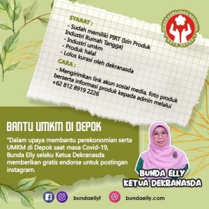 Bunda Elly Farida Peduli UMKM Kota Depok