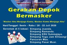 Gugus Tugas PP Covid-19 Kota Depok Akan Adakan Safari Gerakan Bermasker di Beberapa Titik Keramaian