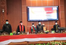 Rapat Paripurna Jawaban Walikota Depok Atas Pandangan Umum Fraksi DPRD kota Depok Terhadap 4 Raperda dan HUT DPRD Kota Depok