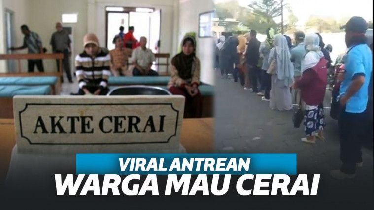 Viral Warga Antre Mau Cerai di Bandung, Begini Penjelasannya Viral Warga Antre Mau Cerai di Bandung, Begini Penjelasannya