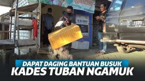 Dapat Bantuan Daging Busuk Dari BPNT, Kades Tuban Ngamuk!