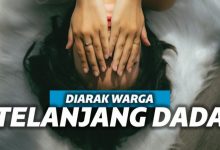 Warga Mengarak Wanita Muda Telanjang Dada