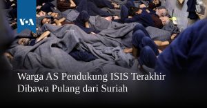 Warga AS Pendukung ISIS Terakhir Dibawa Pulang dari Suriah Warga AS Pendukung ISIS Terakhir Dibawa Pulang dari Suriah