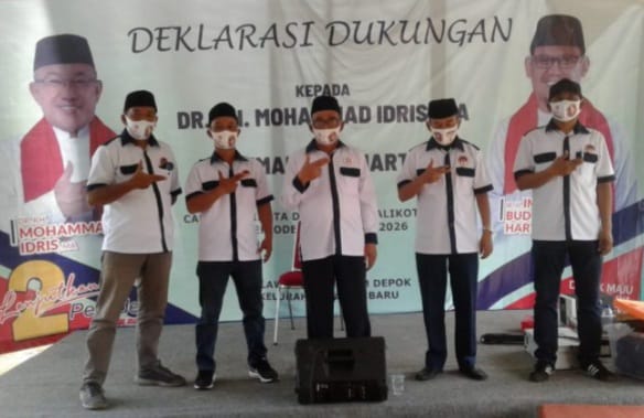 KH. Mohammad Idris Menyambut Baik Deklarasi Dukungan Relawan SAHID Tanah Baru Depok