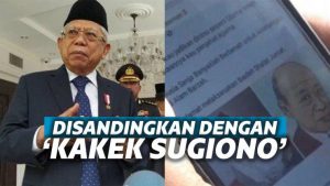 Heboh Unggahan Foto Wajah Maruf Amin dan Kakek Sugiono Heboh Unggahan Foto Wajah Maruf Amin dan Kakek Sugiono