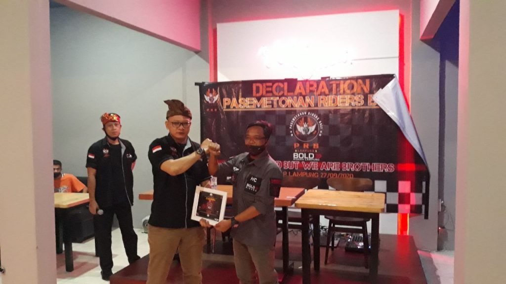 Pasemetonan Riders Bali (PRB) Chapter Lampung Deklarasikan Diri