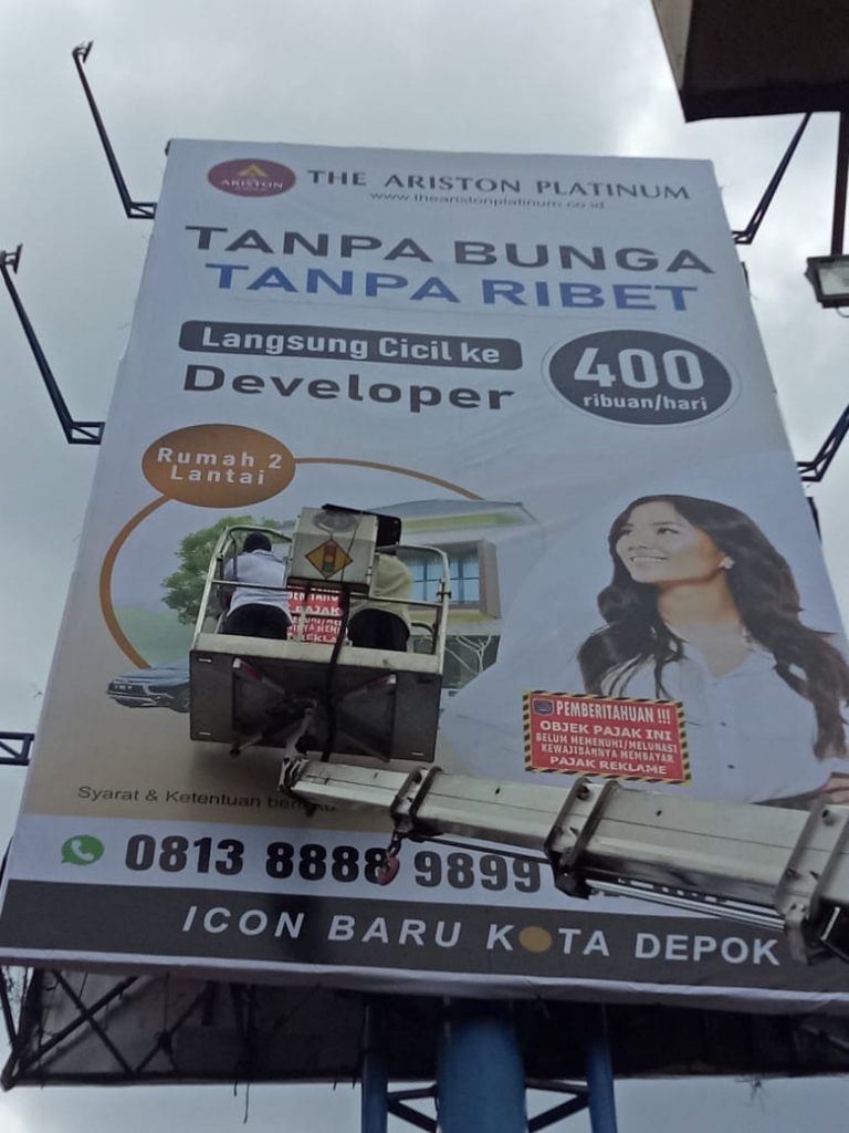 BKD Tindak Tegas Penunggak Pajak, Tempel Stiker Teguran