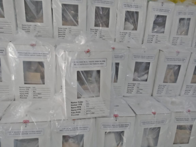 Logistik Pilkada Depok Siap Didistribusikan Ke-61 TPS