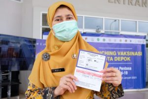Warga Masyarakat yang Sudah divaksin Covid-19, Dapat Kartu Vaksin dari Kemenkes Republik Indonesia