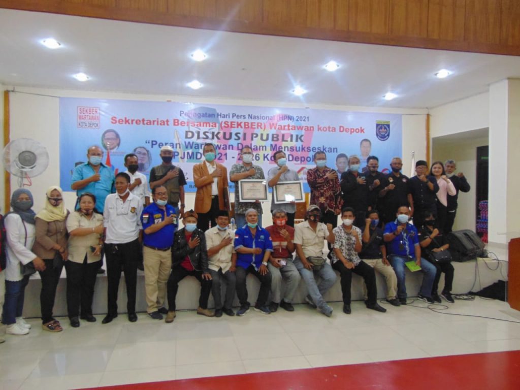 Peran Wartawan Dalam Mensukseskan RPJMD Kota Depok 2021-2026