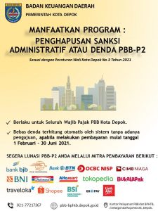 BKD Kota Depok Kembali Adakan Program Penghapusan Sanksi Administrasi PBB-P2