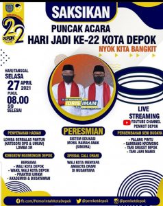 Rangkaian Acara Puncak Hari Jadi ke-22 Kota Depok