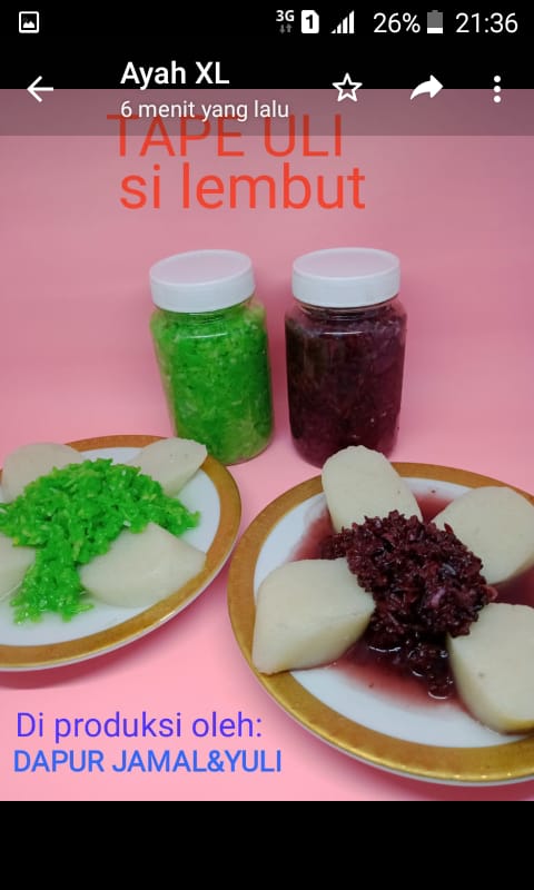Tape Uli Super Manis, Super Lembut Dapur Jamal Yuli Tape Uli Super Manis, Super Lembut Dapur Jamal Yuli