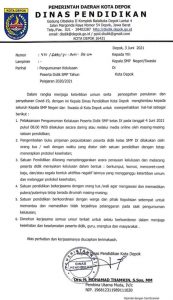 Pengumuman Kelulusan SMP Tahun 2021 Dilakukan Secara Daring