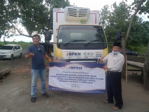 BPKH RI – NU Care Serahkan Mobil Truck Freezer Halal Food Untuk Tingkatkan Ekonomi Nelayan