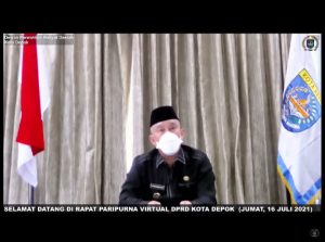 Wali Kota Depok Berikan Jawaban Pandangan Fraksi Atas Raperda Pertanggungjawaban Pelaksanaan APBD TA 2020