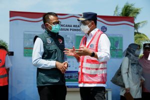 Menhub Tinjau Stasiun Pondok Rajeg yang Akan direaktivasi