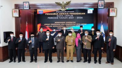 11 Pengurus Dewan Pendidikan Kota Depok Periode 2021-2026 Resmi Dilantik