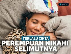 Perempuan Asal Inggris Ini Menikah dengan Selimut Kesayangan