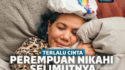 Perempuan Asal Inggris Ini Menikah dengan Selimut Kesayangan Perempuan Asal Inggris Ini Menikah dengan Selimut Kesayangan
