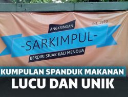 20 Spanduk Makanan Lucu dan Unik