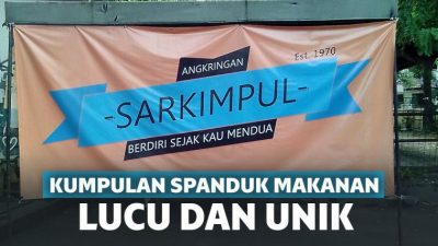 20 Spanduk Makanan Lucu dan Unik 20 Spanduk Makanan Lucu dan Unik