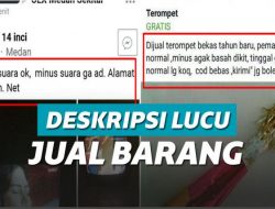 Jual Barang Bekas, Deskripsinya Bikin Ngakak!