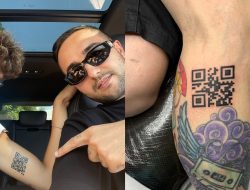 Tato Bergambar Kode QR Sedang Ngetren di Tengah Pandemi