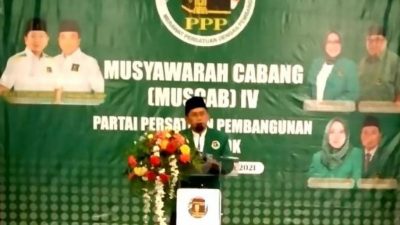 Kyai Waluyo, SHi, MH : Berharap Muscab IV PPP Kota Depok dapat Menghasilkan Pemimpin yang Amanah, Mampu Melanjutkan Perjuangan Qonita Luthfiah, dan Menjaga Persatuan dan Kesatuan