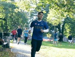 Anthony Ginting Pimpin Latihan Tim Indonesia Jelang Piala Thomas & Uber