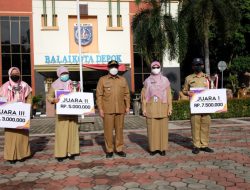 UPTD Puskesmas Tapos Raih Juara Pertama Puskesmas Berprestasi Tingkat Kota Depok Tahun 2021