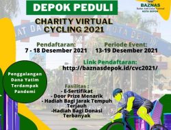 Baznas Kota Depok Gelar Depok Peduli Charity Virtual Cycling 2021