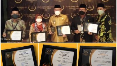BAZNAS Kota Depok Raih Tiga Penghargaan di Ajang Penganugerahan BAZNAS JABAR 2021 BAZNAS Kota Depok Raih Tiga Penghargaan di Ajang Penganugerahan BAZNAS JABAR 2021