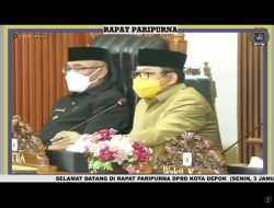 DPRD Kota Depok Sampaikan Sejumlah Rencana Kerja Tahun 2022 Pada Paripurna Perdana