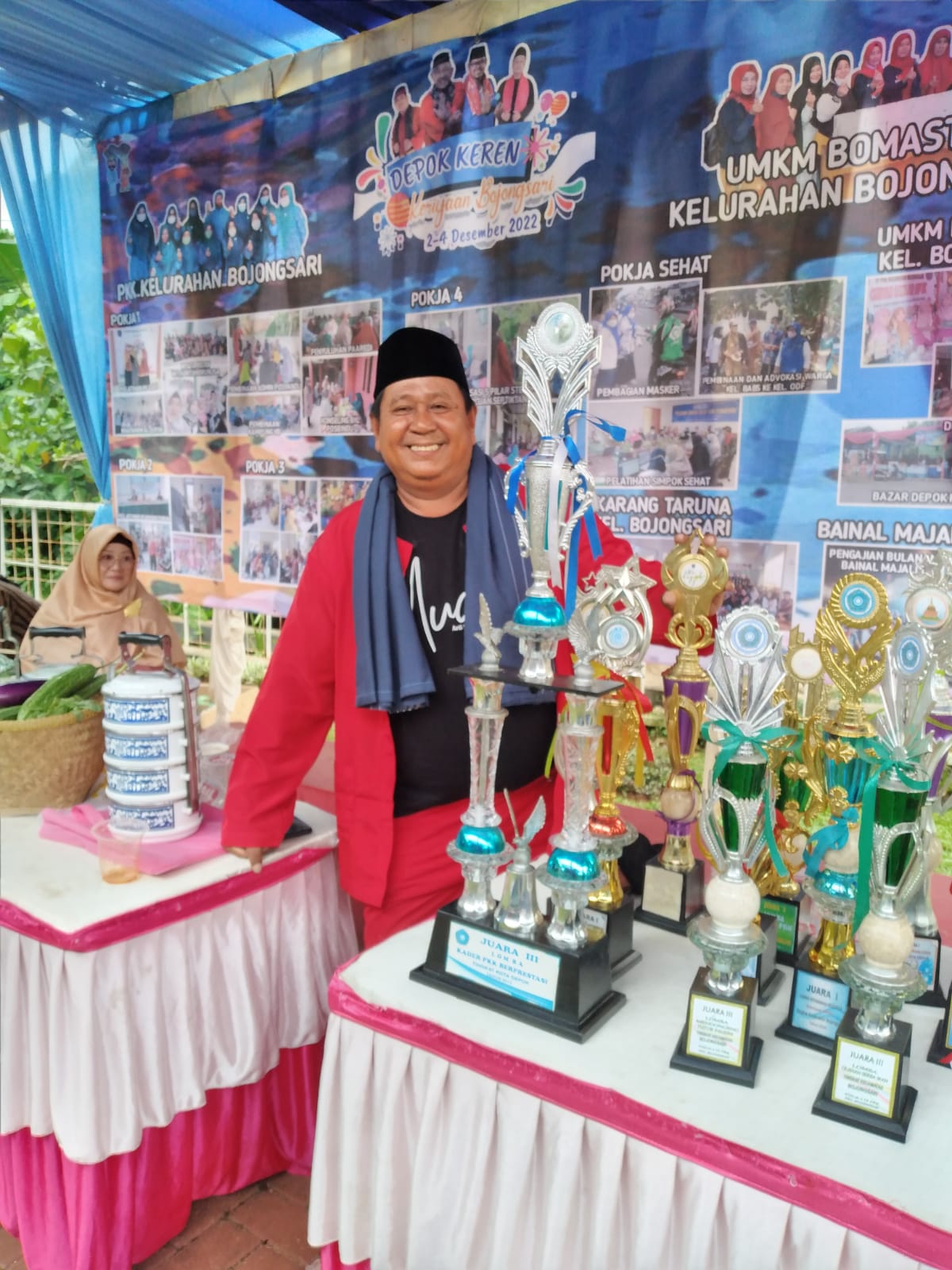 Saidih alias Bang Dokih Terpilih Kembali Secara Aklamasi Menjadi Ketua LPM Kelurahan Bojongsari