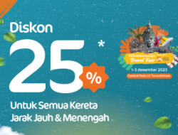 Jangan Terlewatkan, KAI Sediakan Promo 25 Persen di Event DiIndonesiaAja Travel Fair 2023