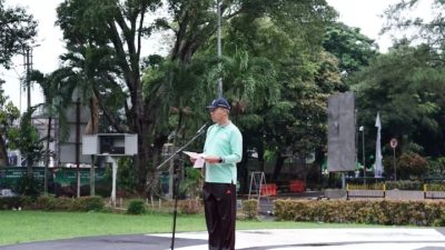 Pimpin Apel Pagi, Kepala Disnaker Sampaikan Sejumlah Hal