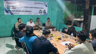 Panwascam Sawangan Fokus Pada Penguatan Lembaga Internal, Akan Menindak Tegas Caleg Pelaku Pelanggaran di Masa Kampanye