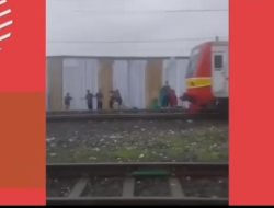 KAI Sesalkan Warga Tetap Gelar Hajatan Didekat Jalur KA