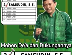 Samsudin Alloy : Caleg yang Melakukan Aksi Serangan Fajar Adalah Caleg yang Tidak Pede Dengan Kapasitas dan Kapabilitasnya