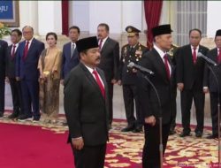 Presiden Jokowi Lantik Hadi Tjahjanto Jadi Menkopolhukam