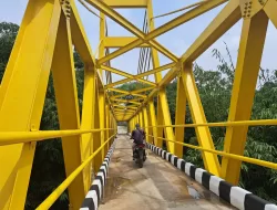 Jembatan Kuning Sudah Bisa Dilalui, Warga Beri Apresiasi