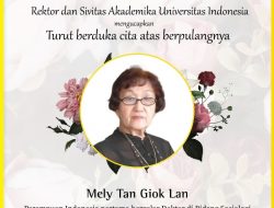 MENGENANG MELY TAN GIOK LAN, PEREMPUAN INDONESIA PERTAMA DENGAN GELAR DOKTOR DI BIDANG SOSIOLOGI