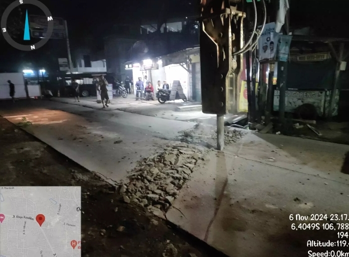 DPUPR Tata Drainase Jalan Keadilan Raya Sepanjang 376,8 Meter