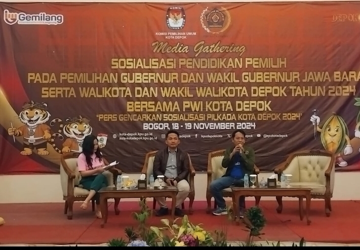 KPU Depok Gandeng PWI Depok Jawab Tantangan Penuhi Target 80 Persen Pemilih