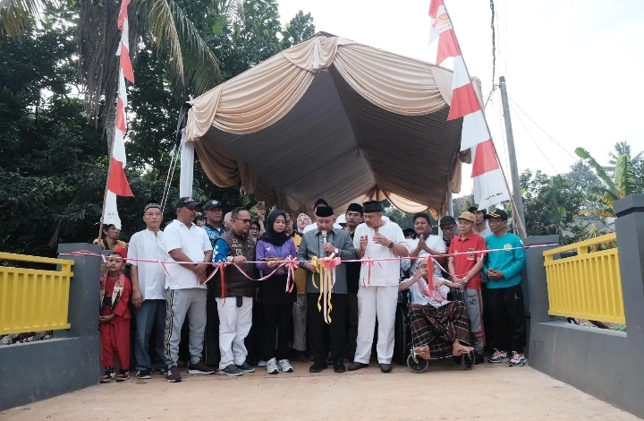 Camat Bojongsari Sampaikan Terima Kasih Atas Diresmikannya Jembatan Angke V