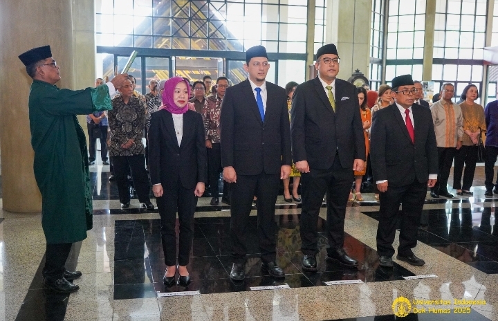 TINGKATKAN REPUTASI KAMPUS DAN IMPACT GLOBAL, UI LANTIK EMPAT PIMPINAN BARU