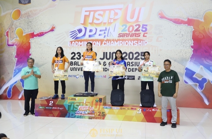 Sirkuit Nasional C FISIP UI Open 2025 Resmi Ditutup: Komitmen Berkelanjutan untuk Pembinaan Atlet Pelajar Indonesia