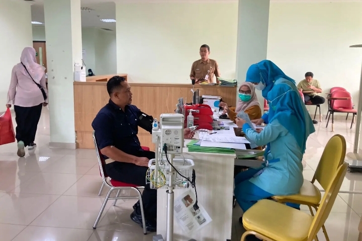 Enam Calon Sekda Depok Ikuti Tes Kesehatan di RSUD KiSA